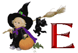Halloween alfabet plaatje